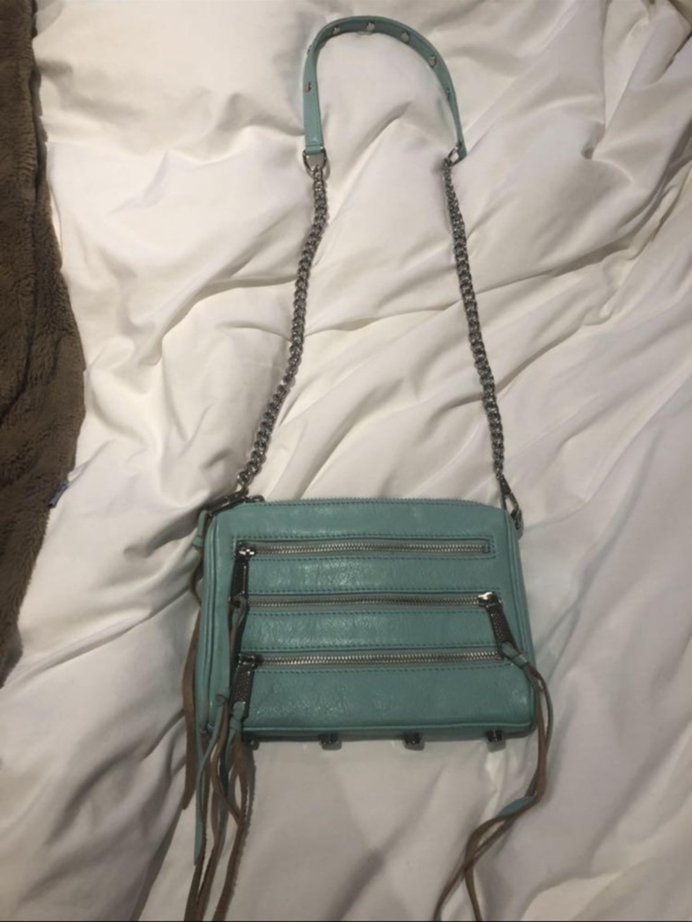 Rebecca Minkoff - Women’s Mint Crossbody Bag - Stylish Teal